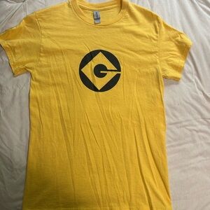 Yellow T-Shirt with Black Logo
